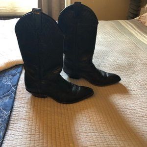 Black vintage Cowboy Boots